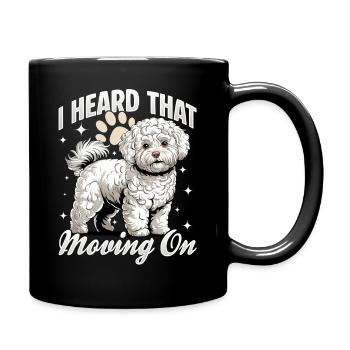 Bichon Frise Dog Breed - Full Colour Mug - black - Right