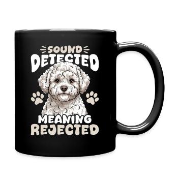 Bichon Frise Dog Breed - Full Colour Mug - black - Right