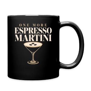 Cadeau cocktail club social de martini espresso - Mug uni - noir - Droite