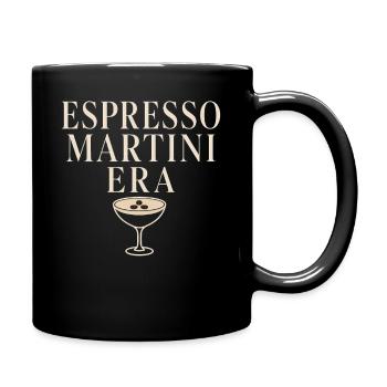 Cadeau cocktail club social de martini espresso - Mug uni - noir - Droite