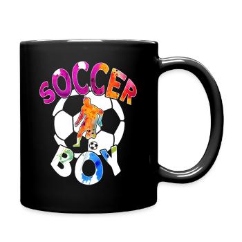 FUßBALL, GARÇON DE FOOTBALL - Mug uni - noir - Droite