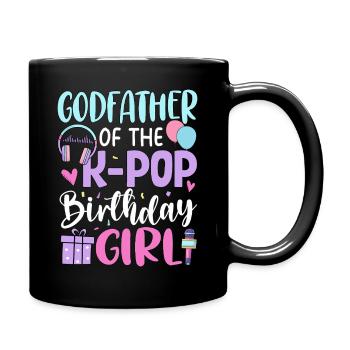 Parrain de la fille d’anniversaire de la K-Pop - Mug uni - noir - Droite