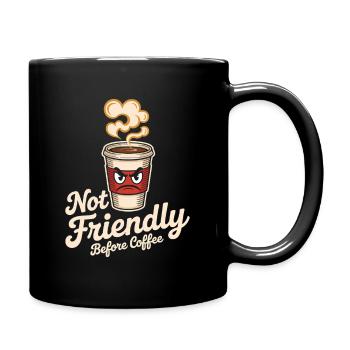 Introverti Pas Amical Solitaire Antisocial - Mug uni - noir - Droite