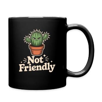 Introverti Pas Amical Solitaire Antisocial - Mug uni - noir - Droite