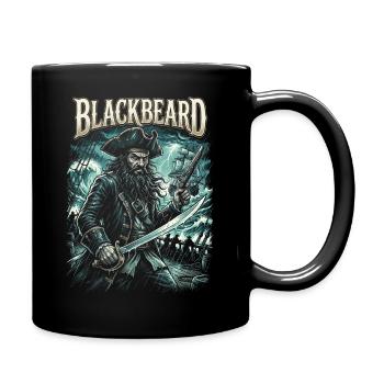 Schwarzbart Piratensturm - Tasse einfarbig - Schwarz - Rechts