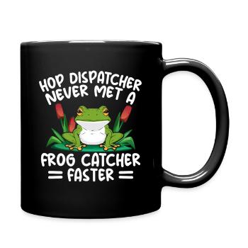 Attrapeur de grenouilles, répartiteur de houblon n’a jamais rencontré de receveur - Mug uni - noir - Droite