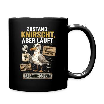zustand knirscht aber laeuft - Tasse einfarbig - Schwarz - Rechts
