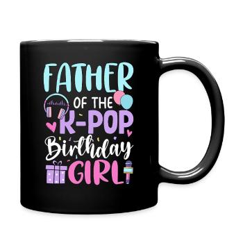 Mère de la fille d’anniversaire de la K-Pop - Mug uni - noir - Droite