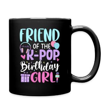 Amie de la fille d’anniversaire de la K-Pop - Mug uni - noir - Droite