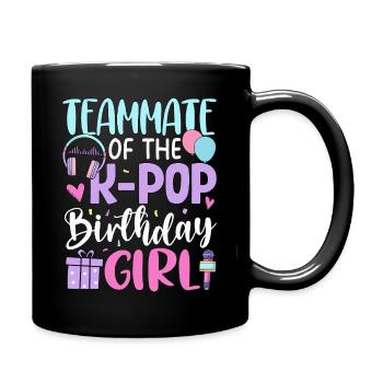 Coéquipière de la fille d’anniversaire de la K-Pop - Mug uni - noir - Droite