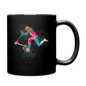 Trottinette Roller - Mug uni - noir - Droite