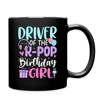 Conductrice de la fille d’anniversaire du K-Pop - Mug uni - noir - Droite