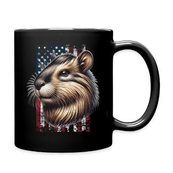 Agouti US Aguti - Mug uni - noir - Droite