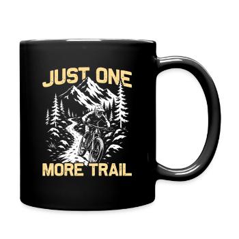 Un sentier de plus Vélo VTT Descente - Mug uni - noir - Droite