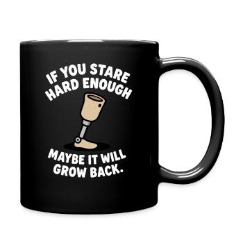 Starre lange genug, vielleicht wächst es nach. Amp - Tasse einfarbig - Schwarz - Rechts