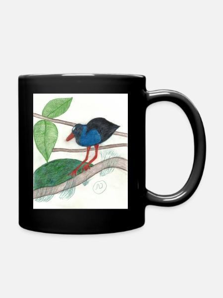 Bronzesultanshuhn - Tasse einfarbig - Schwarz