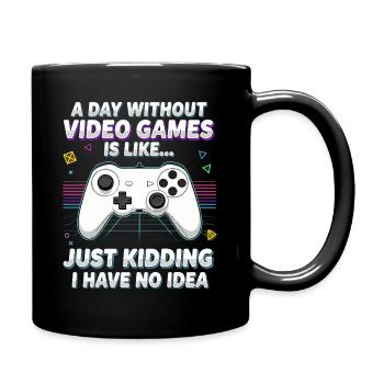 Jeu - Mug uni - noir - Droite