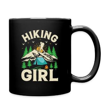 Randonnée en plein air Randonnée en montagne Filles Filles Randonneuse - Mug uni - noir - Droite