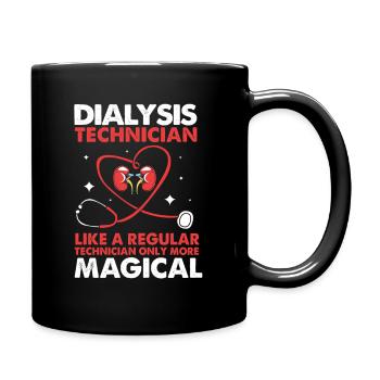 Technicien en dialyse - Mug uni - noir - Droite