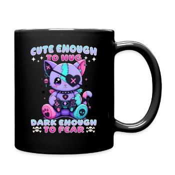 Pastel Goth Soft Goth Gaming Gamer - Full Colour Mug - black - Right