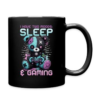 Pastel Goth Soft Goth Gaming Gamer - Full Colour Mug - black - Right