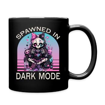 Pastel Goth Soft Goth Gaming Gamer - Full Colour Mug - black - Right