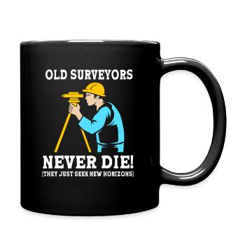 Surveyor - Full Colour Mug - black - Right