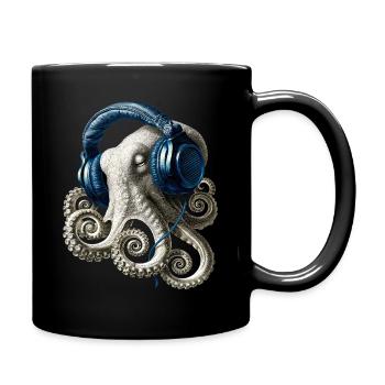 Pieuvre Pieuvre pieuvre Pieuvre de mer - Mug uni - noir - Droite