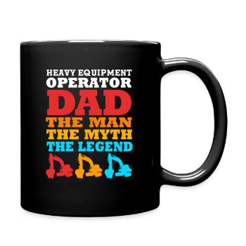Excavation du chantier de chantier - Mug uni - noir - Droite