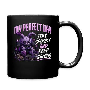 Pastel Goth Soft Goth Gaming Gamer - Full Colour Mug - black - Right