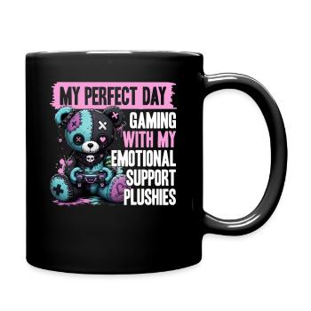 Pastel Goth Soft Goth Gaming Gamer - Full Colour Mug - black - Right
