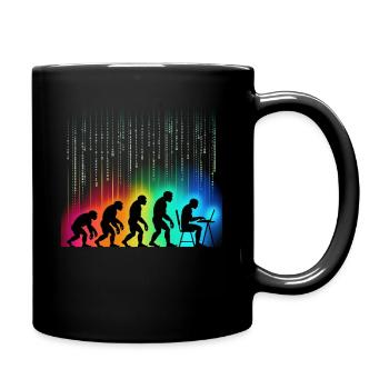 Programmers – Coding Developers & Computer Scientists - Full Colour Mug - black - Right