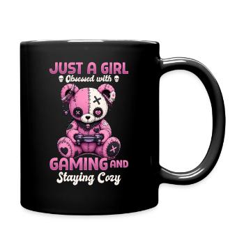 Pastel Goth Soft Goth Gaming Gamer - Full Colour Mug - black - Right