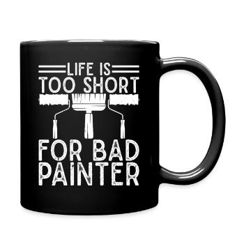 House Painter Hilarious Designs Unique Gifts - Full Colour Mug - black - Right