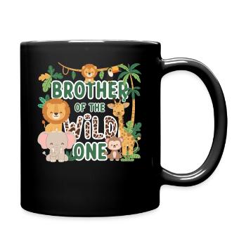 Brother of the Wild One - Full Colour Mug - black - Right