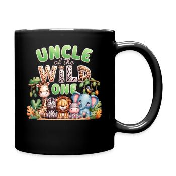 Uncle of the Wild One - Full Colour Mug - black - Right