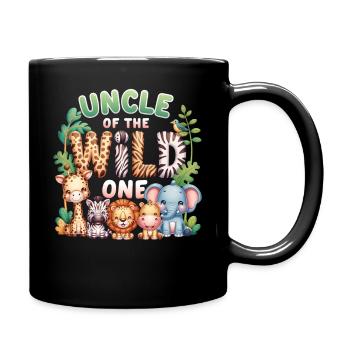 Oncle de l’Équipage de la Jungle du Monde - Mug uni - noir - Droite