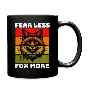 Fox Red Fox Fox - Full Colour Mug - black - Right