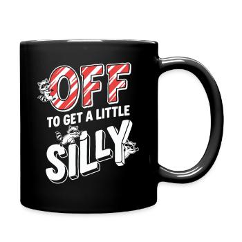 Je pars faire un peu la folie - Mug uni - noir - Droite