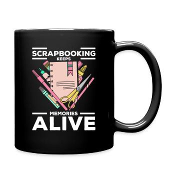 Garder les souvenirs vivants - Mug uni - noir - Droite