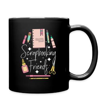 Petites amies en album - Mug uni - noir - Droite