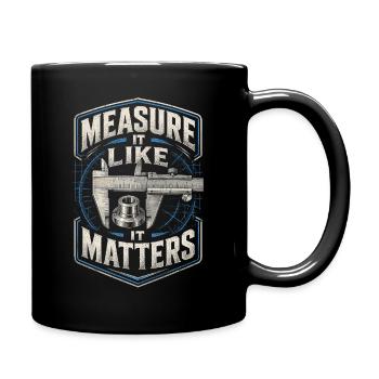 Opérateur de machine de découpe, fraiseuse CNC - Mug uni - noir - Droite