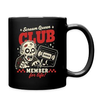 Fan d’horreur du Scream Queen Club - Mug uni - noir - Droite