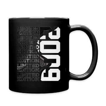 17 JAHRE ALT LIMITED EDITION 2009 17. GEBURTSTAG - Tasse einfarbig - Schwarz - Rechts