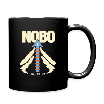 Parcours de progression de l’itinéraire NOBO Appalachian Trail GA à ME - Mug uni - noir - Droite