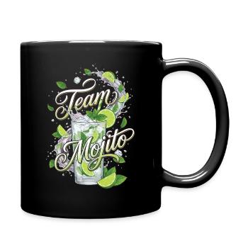 Barman de cocktails Mojito pour enterrement de vie de garçon - Mug uni - noir - Droite