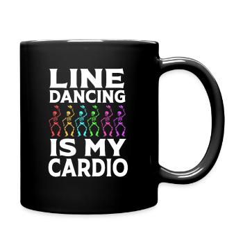 Line Dance - Full Colour Mug - black - Right