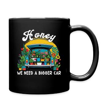 Des mères amusantes de jardinage - Mug uni - noir - Droite