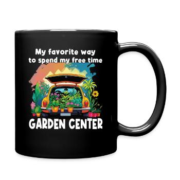 Des mères amusantes de jardinage - Mug uni - noir - Droite
