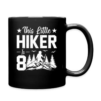 Hiking Kids 8th Birthday Outdoor Hiking Kids - Tasse einfarbig - Schwarz - Rechts